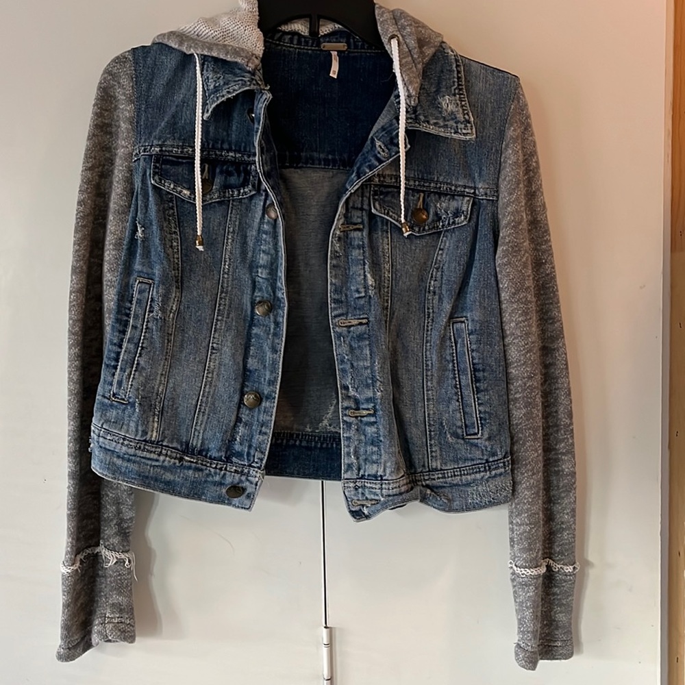 Free people Jean jacket xs